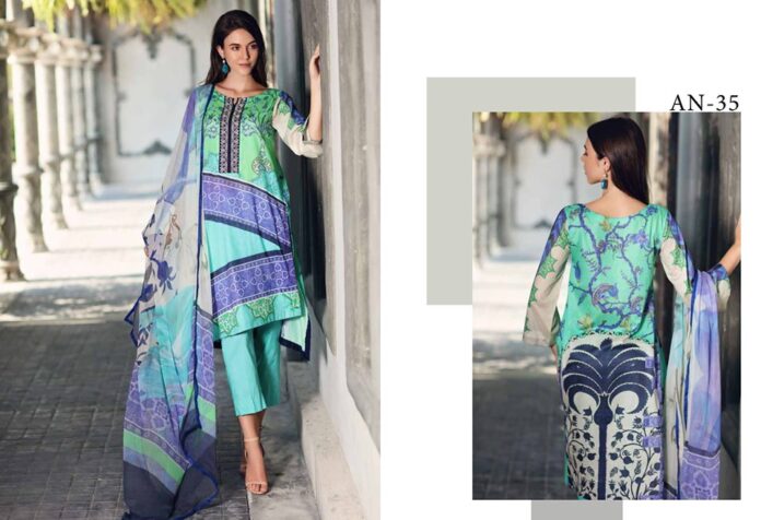Embroidered Lawn Suit 2023 by Charizma
