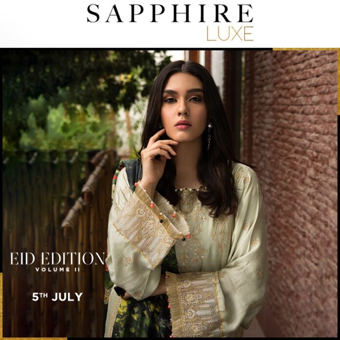 Sapphire unstitched dresses 2019 eid edition