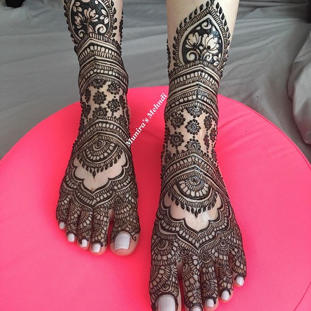 mehndi designs for feet easy and simple
