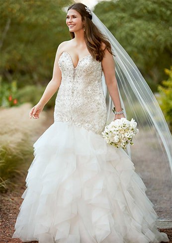 strapless-beaded-bodice-with-textured-skirt