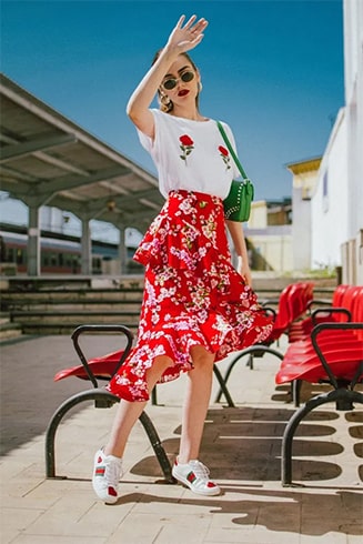 floral-midi-skirt