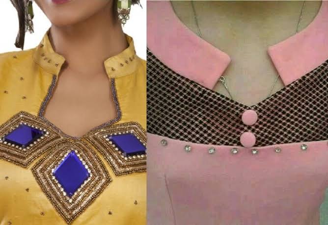 stylish-pentagon-neckline-kurta-design