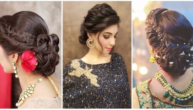35 Easy and Stylish Hairstyles For Sarees in 2023 - Women Fashion Blog