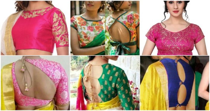 Design saree blouse latest 40 Silk