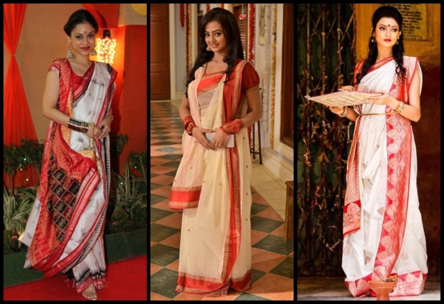 chic-bengali-style-saree-draping