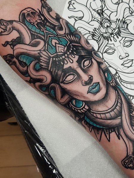 Medusa-Forearm-Tattoo-design