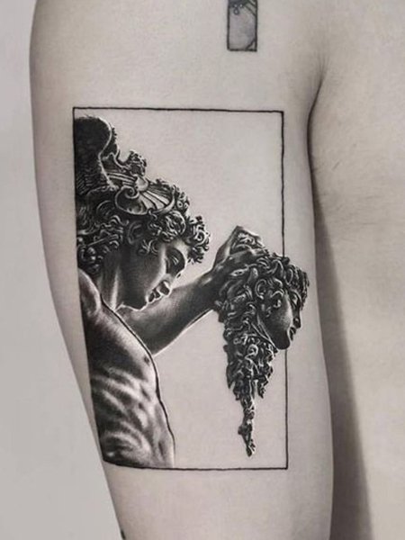 Perseus-and-Medusa-Tattoo-design