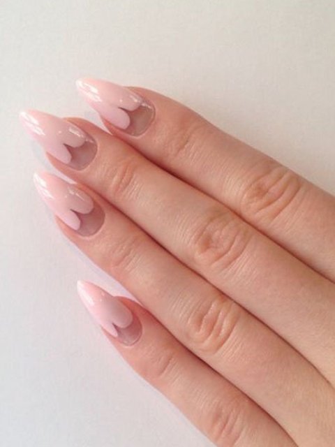 Pastel-Pink-Love-Heart-Nails